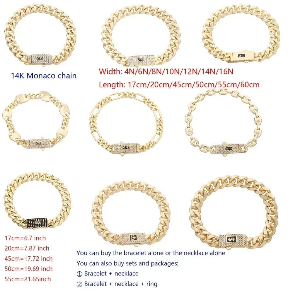 Brazalete Monaco con Circonitas
