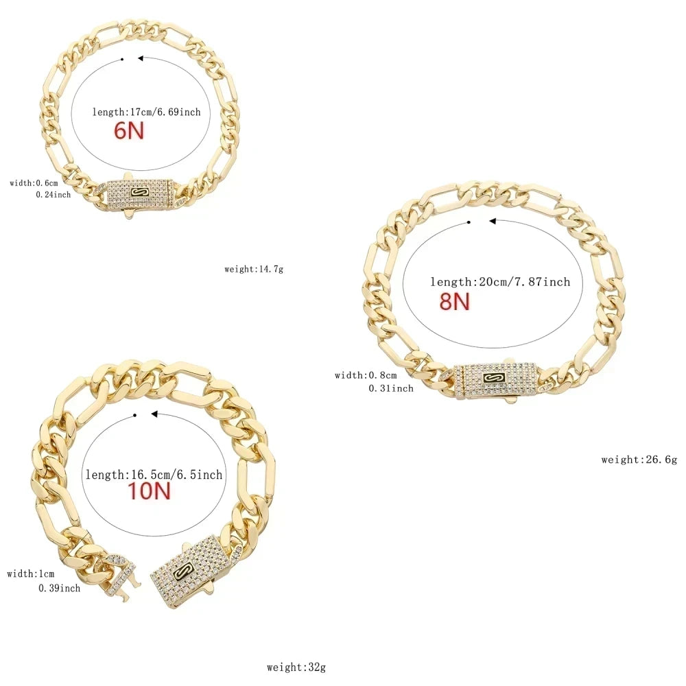 Brazalete Monaco con Circonitas