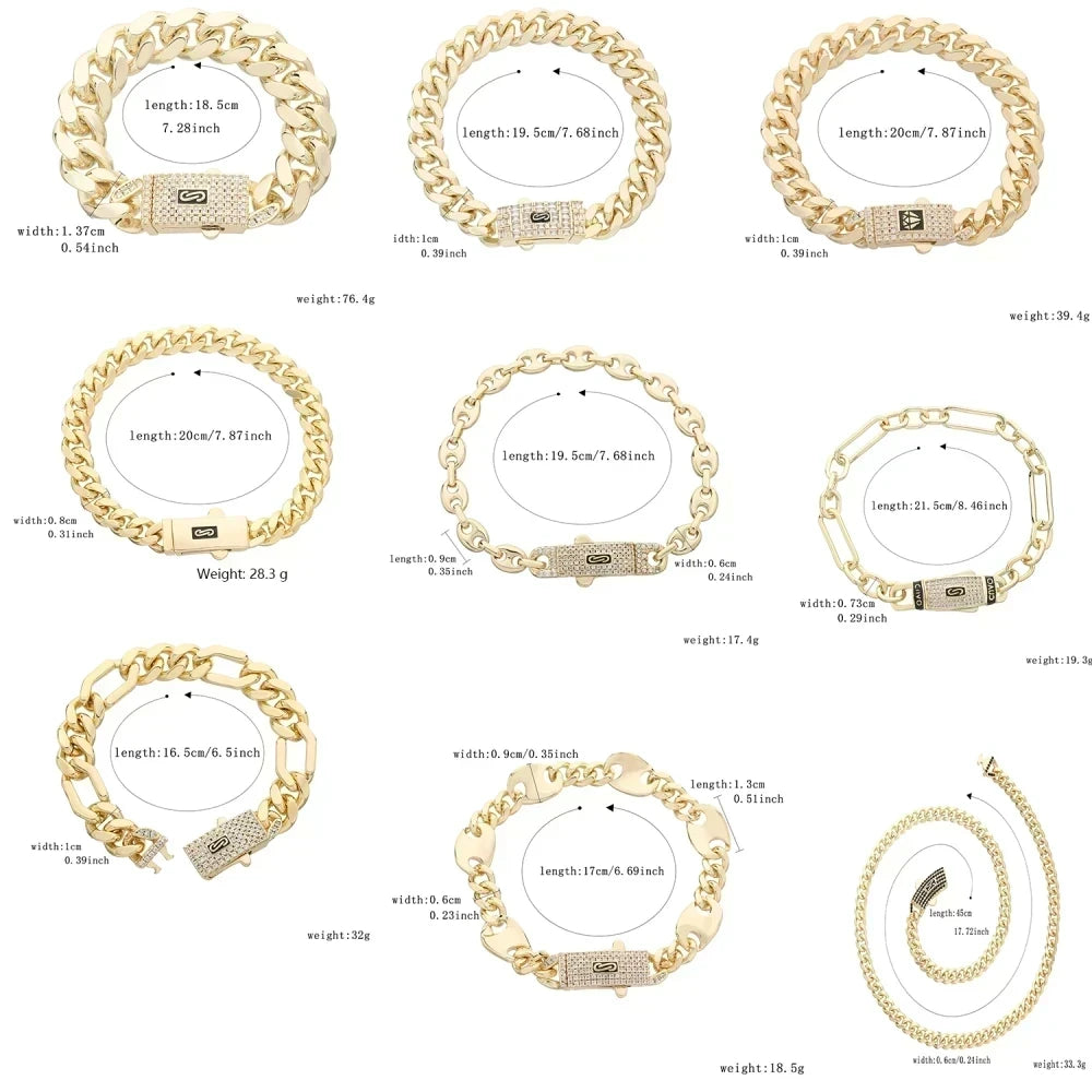 Brazalete Monaco con Circonitas