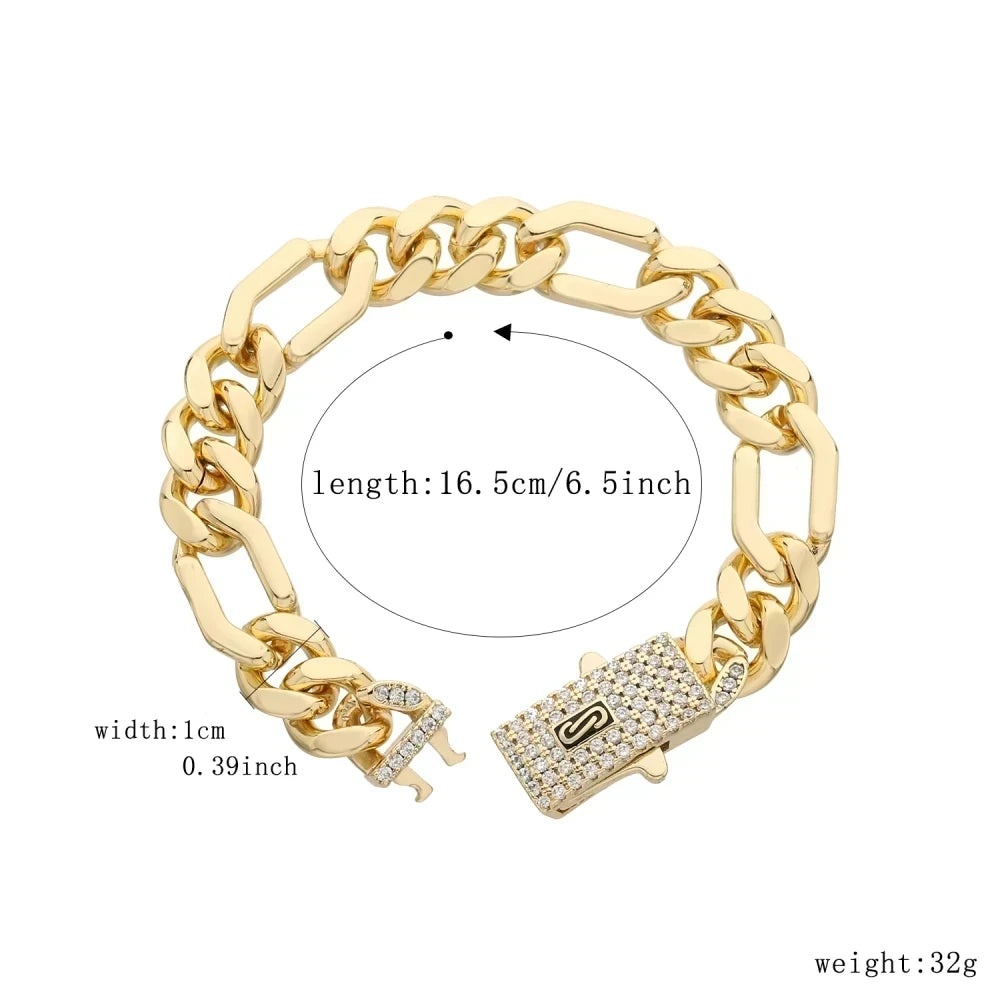 Brazalete Monaco con Circonitas