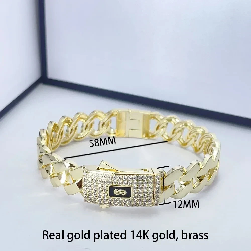 Pulsera eslabones estilo cubano