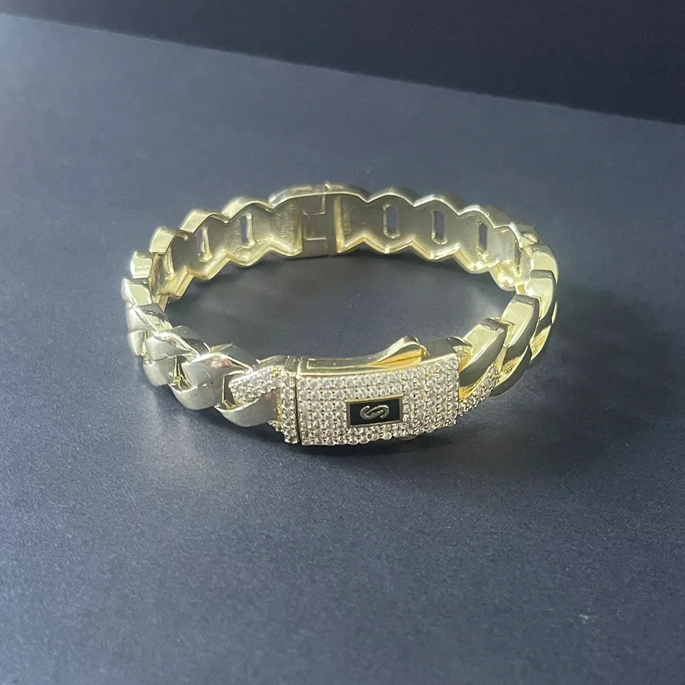Pulsera eslabones estilo cubano