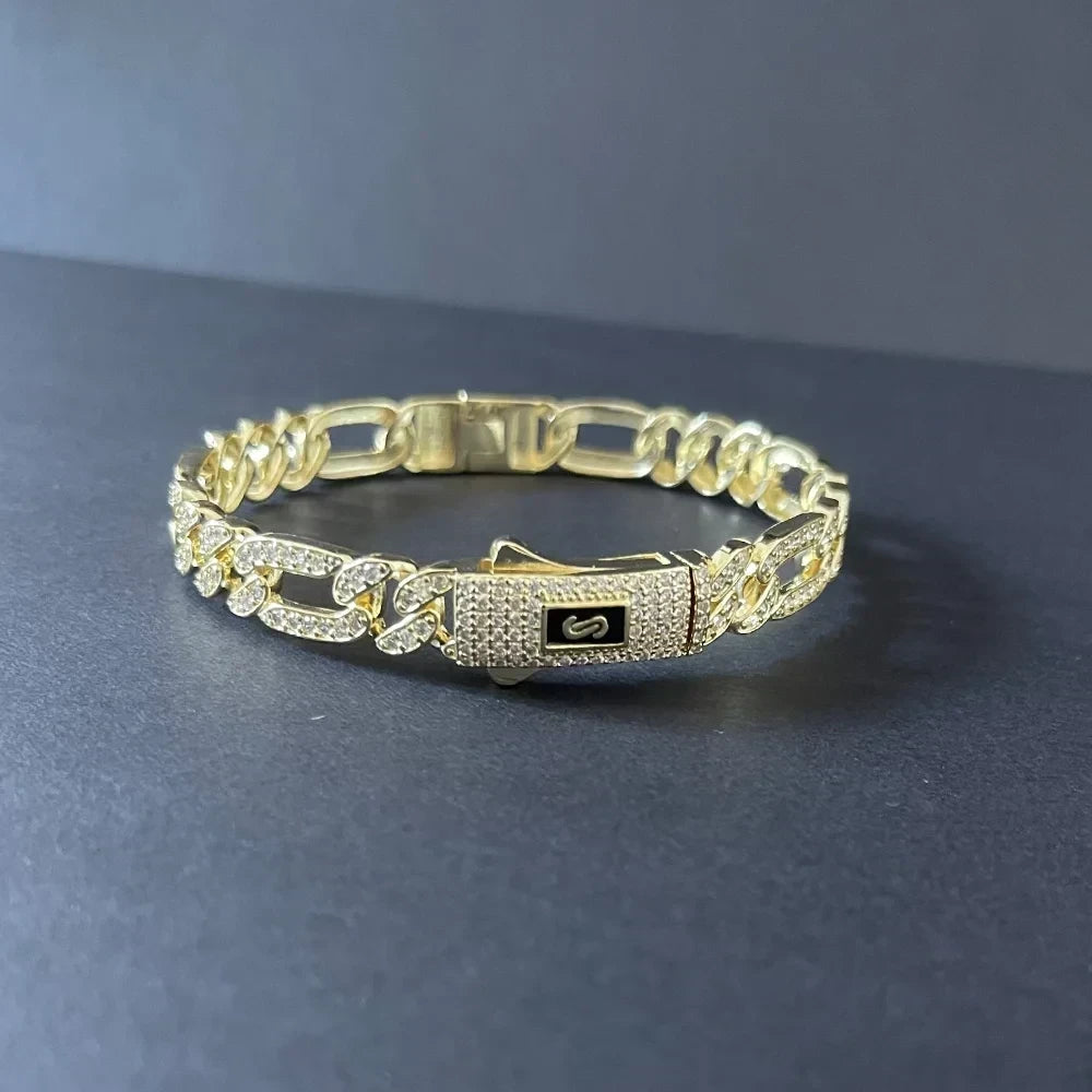 Pulsera eslabones estilo cubano
