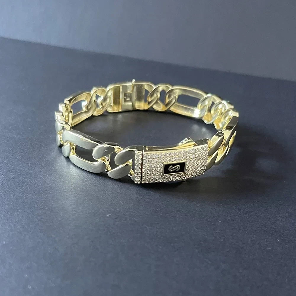 Pulsera eslabones estilo cubano