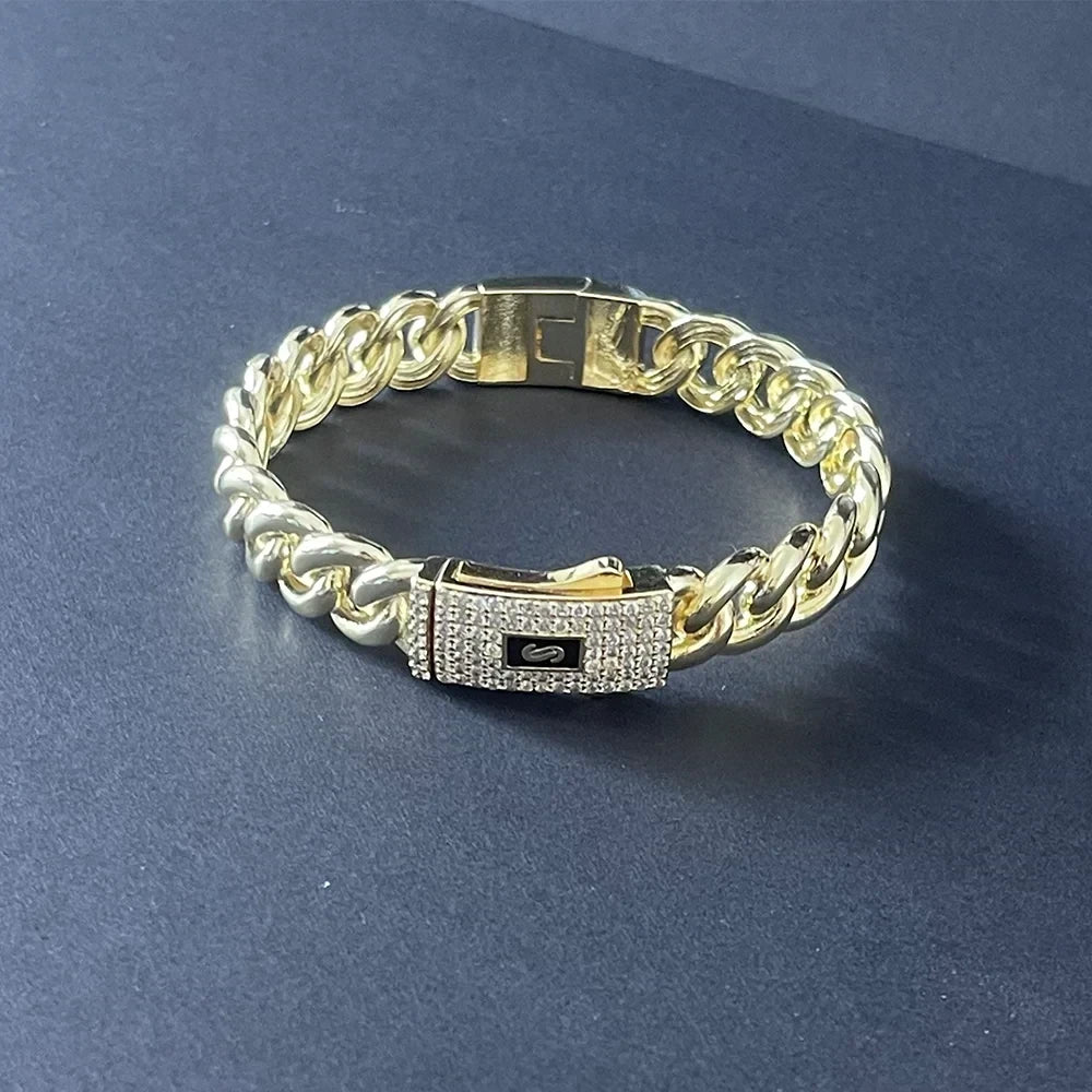 Pulsera eslabones estilo cubano