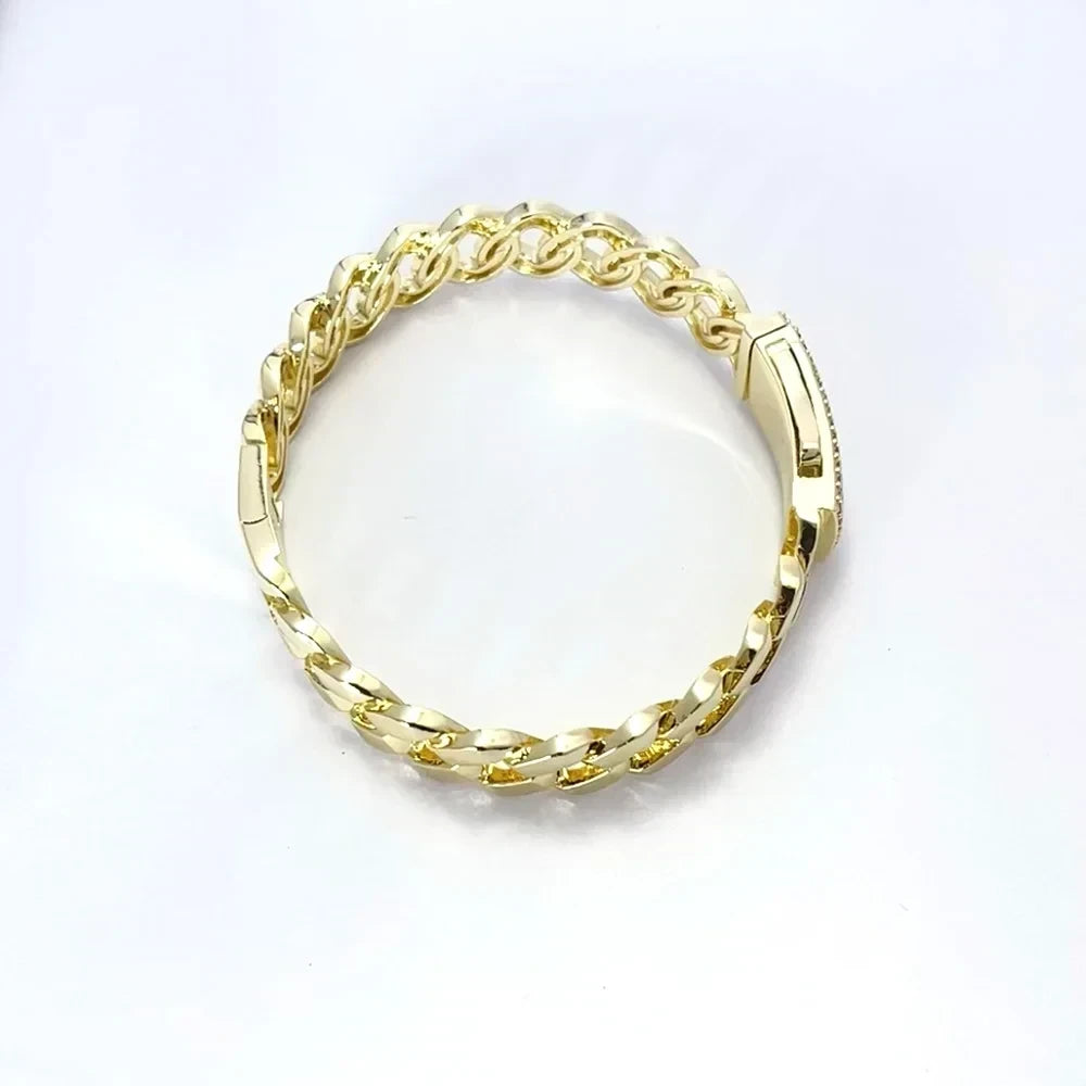 Pulsera eslabones estilo cubano