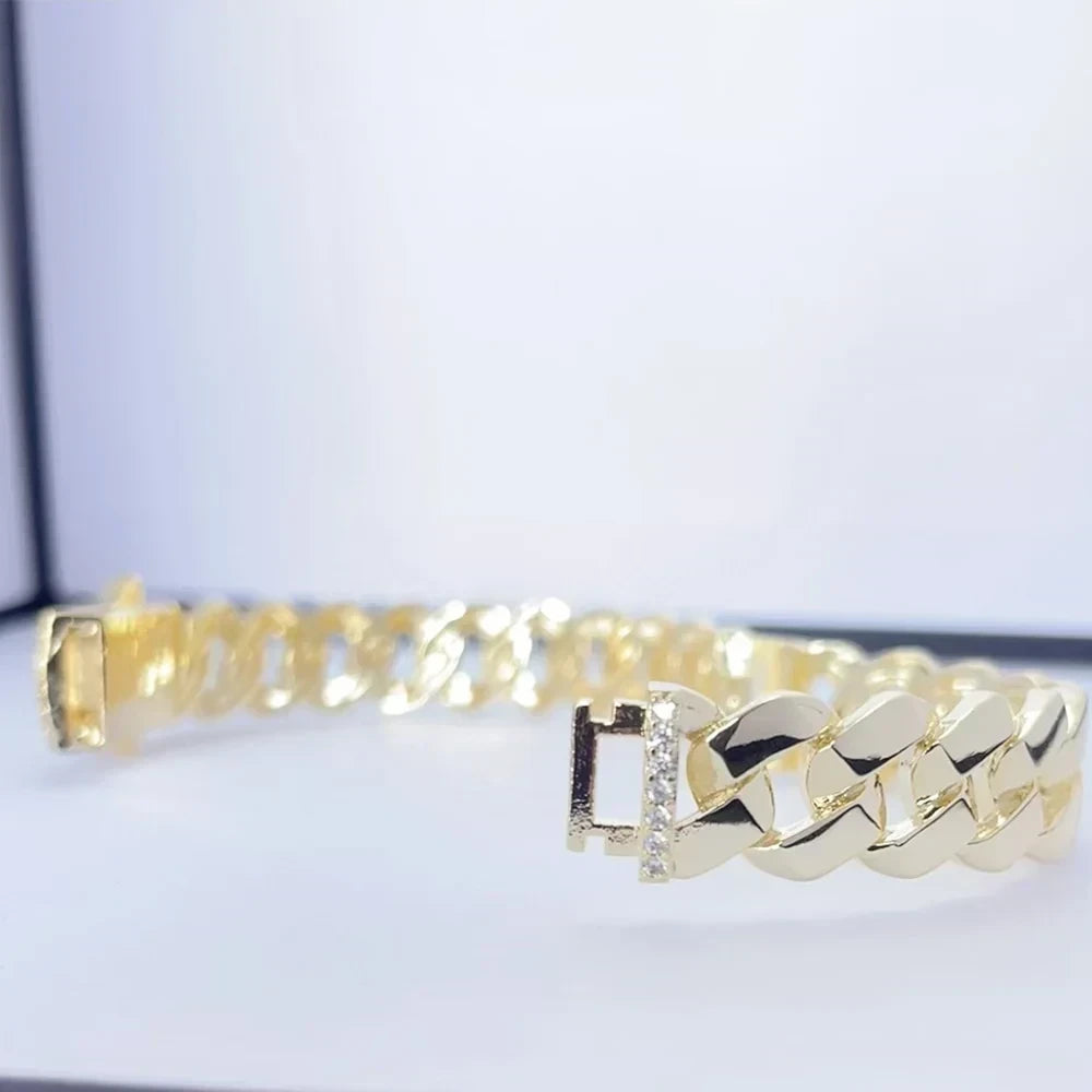 Pulsera eslabones estilo cubano