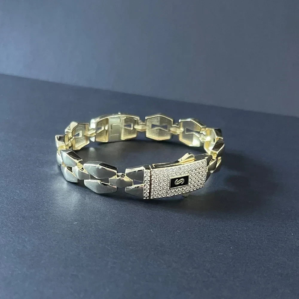 Pulsera eslabones estilo cubano