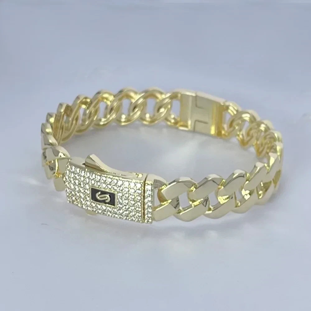 Pulsera eslabones estilo cubano