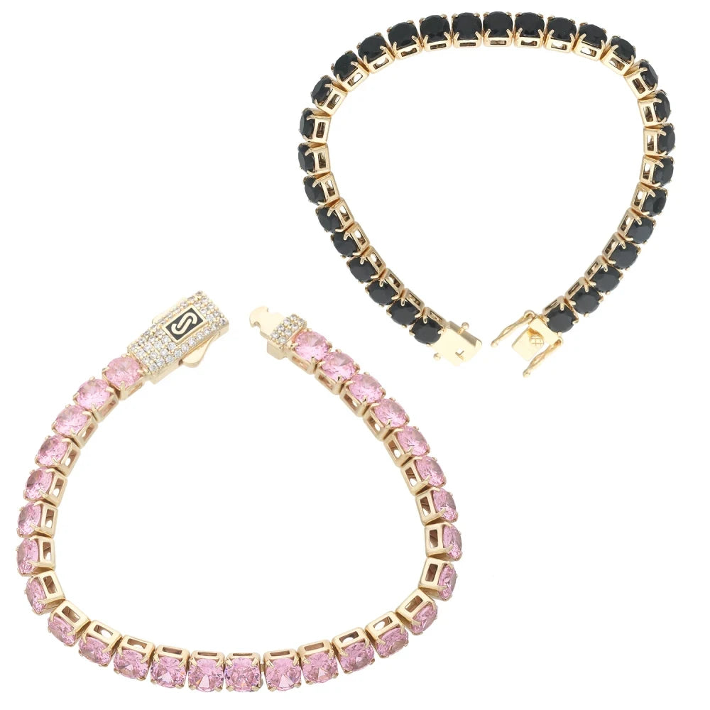 Pulsera cuadrada estilo Mónaco