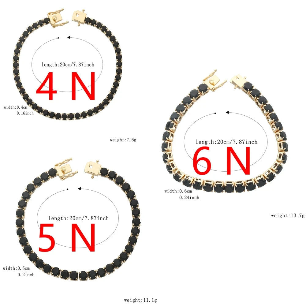Pulsera cuadrada estilo Mónaco