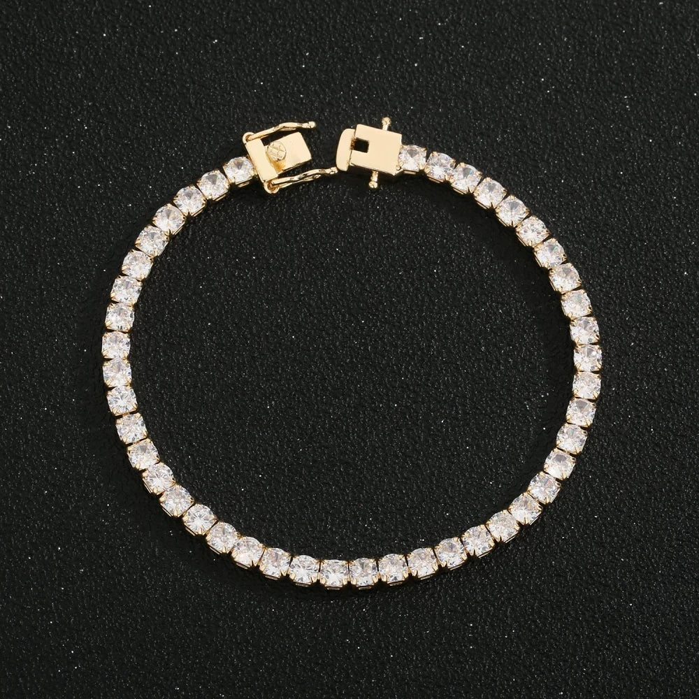 Pulsera cuadrada estilo Mónaco