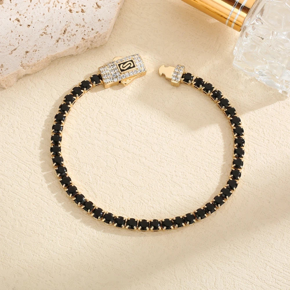 Pulsera cuadrada estilo Mónaco