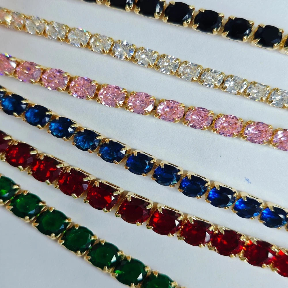 Pulsera cuadrada estilo Mónaco