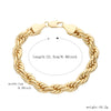 Collar cadena torzal oro laminado 10k