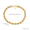 Collar cadena torzal oro laminado 10k