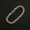 Collar cadena torzal oro laminado 10k