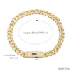 Pulsera dama o caballero en oro laminado 14k