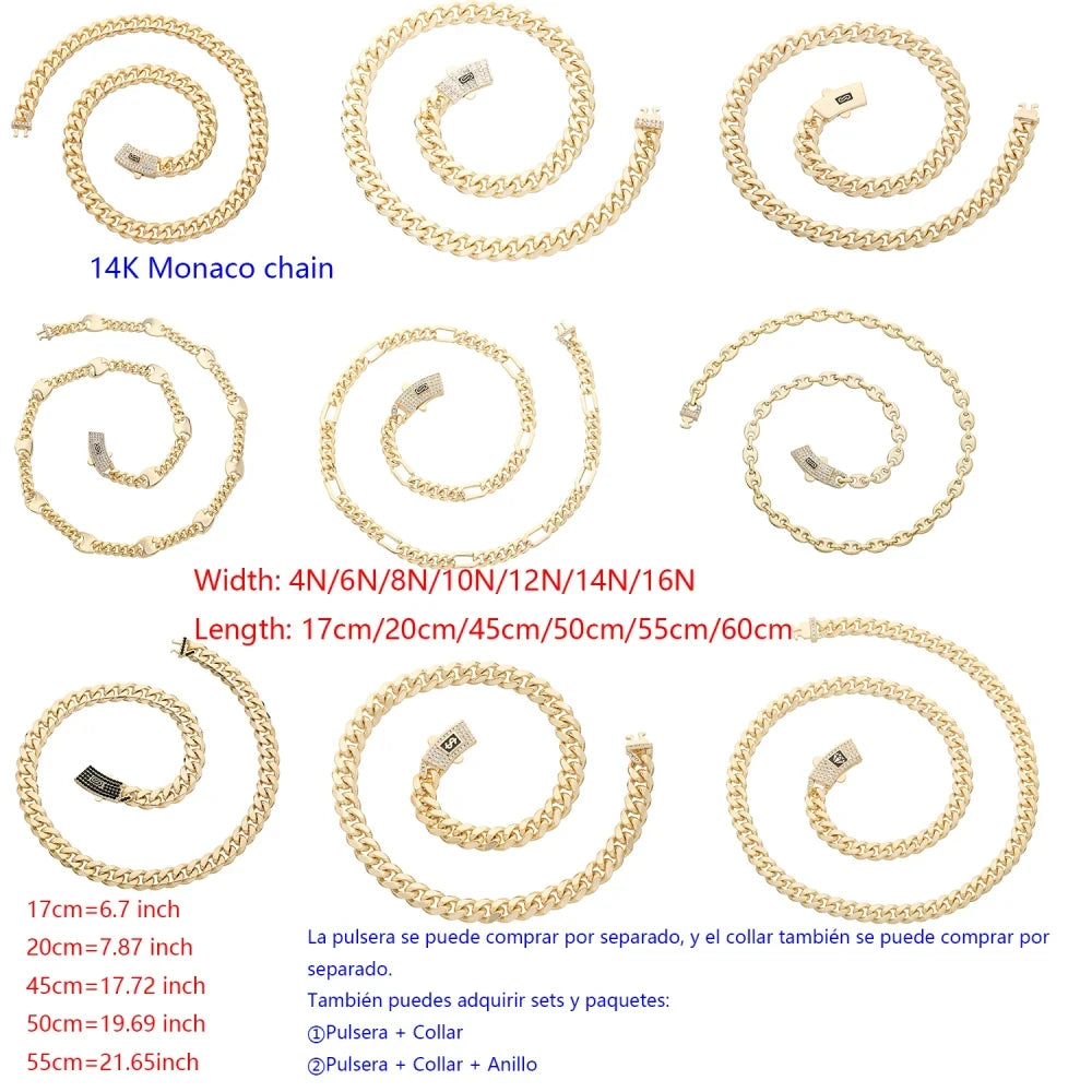 Cadena Monaco Minimalista