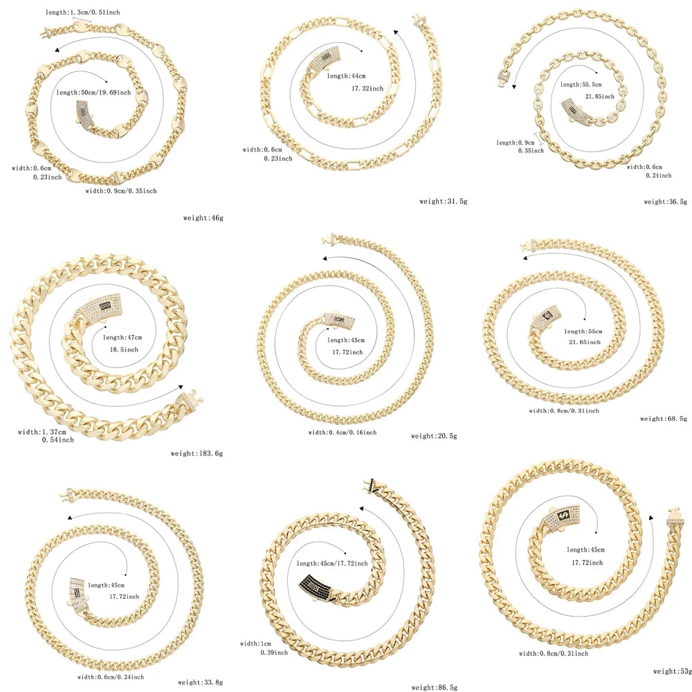 Cadena Monaco Minimalista