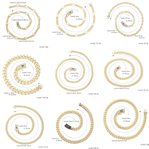 Cadena Monaco Minimalista