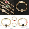 Pulsera de corazón estilo Mónaco