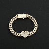Pulsera de corazón estilo Mónaco