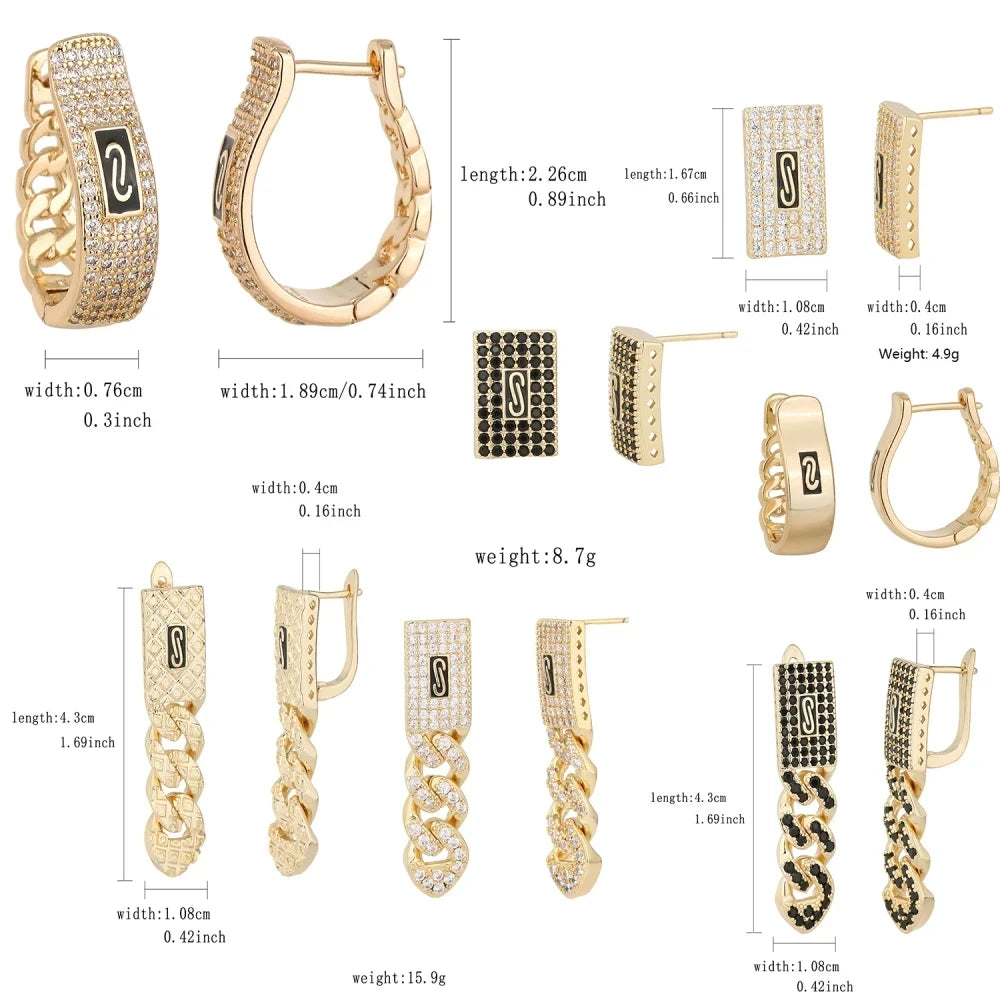 Pendientes Monaco