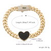 Pulsera de corazón estilo Mónaco