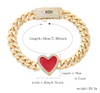 Pulsera de corazón estilo Mónaco