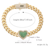 Pulsera de corazón estilo Mónaco